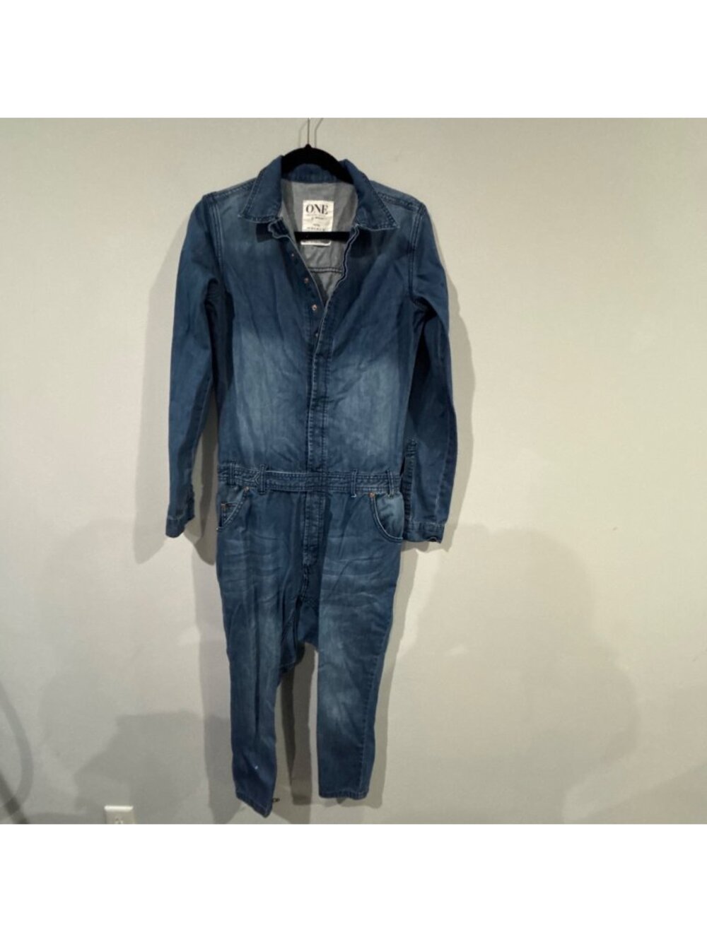 One Teaspoon Denim Utility Jumpsuit Size XS